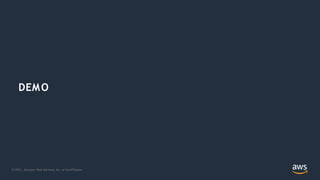 DEMO
© 2021, Amazon Web Services, Inc. or its Affiliates.
 