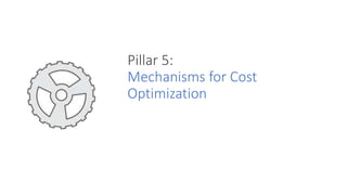 Pillar 5:
Mechanisms for Cost
Optimization
 