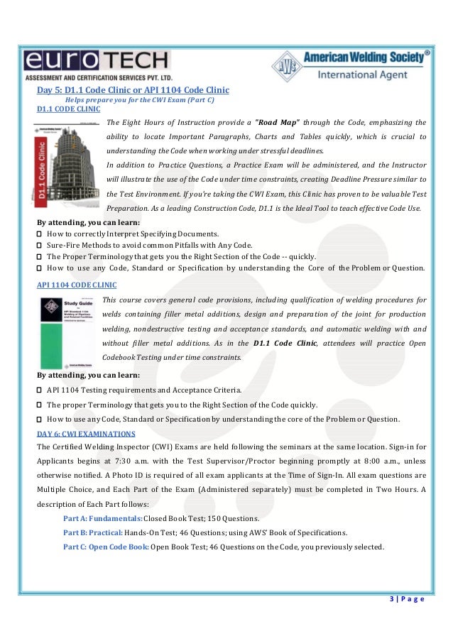 AWS CWI Training Program Brochure