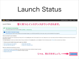 Launch Status

 