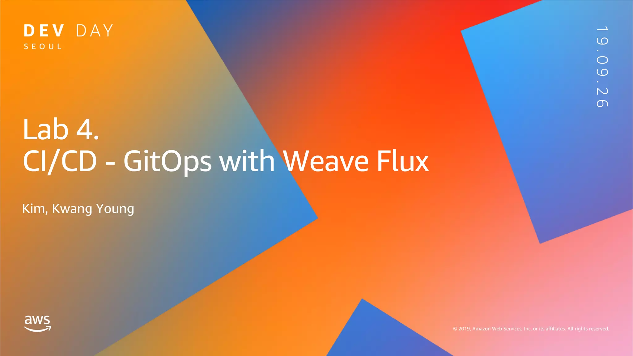 Lab 4.
CI/CD - GitOps with Weave Flux
Kim, Kwang Young
 