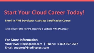 Unlock Your Cloud Career: AWS Developer Associate Certification Path ...