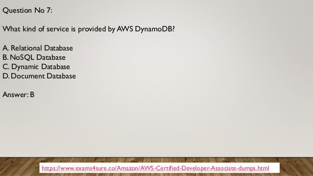 AWS-Developer試験関連情報