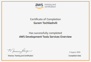 AWS Development Tools Services Overview