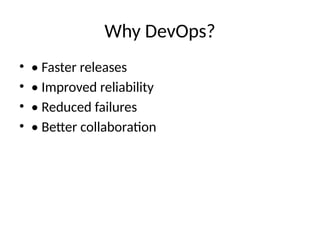 AWS DevOps Training Demo PPT only outlines | PPTX