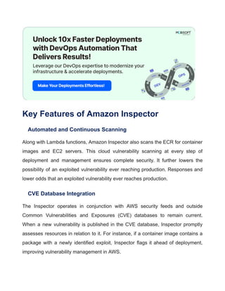 AWS DevSecOps_ Amazon Inspector for Automated Security Assessment.pdf