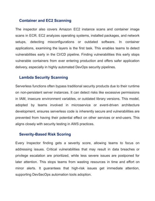 AWS DevSecOps_ Amazon Inspector for Automated Security Assessment.pdf