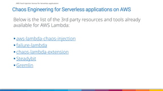 AWS Fault Injection Service for Serverless applications - SLA Berlin ...