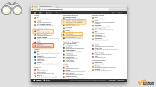 단계 2. 네임 서버 설정
“NS”라고 적힌 4개의 서버명은
본 도메인 네임에 대한 네임서
버입니다. 도메인 등록업체에
네임서버로 등록하면 됩니다.
Route53에서 직접 도메인을 구매하시
면 자동으로 설정됩니다.
도움말
Route 53에서는 다양한 라우팅 정책으
로 서버의 부하 분산이 가능합니다. 글로
벌 서비스를 준비하신다면, 사용자의 위치
와 트래픽에 따라서 손쉽게 분산이 가능
합니다.
 
