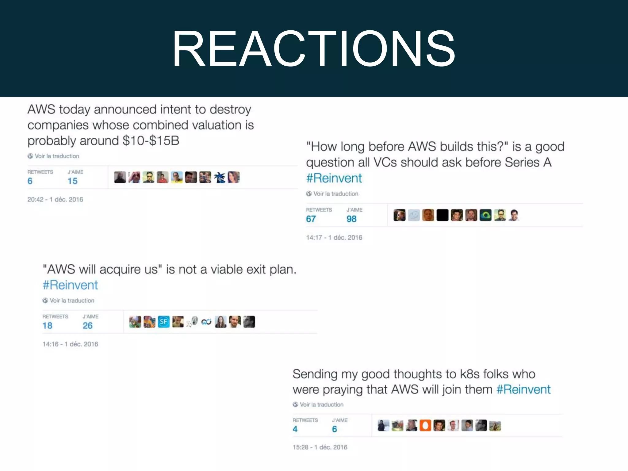 REACTIONS
 
