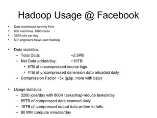 AWS (Hadoop) Meetup 30.04.09