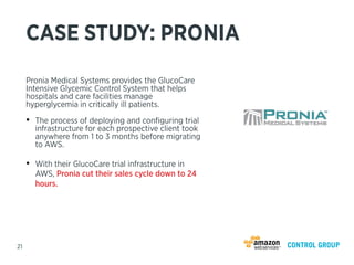 CASE STUDY: PRONIA
     Pronia Medical Systems provides the GlucoCare
     Intensive Glycemic Control System that helps
  ...