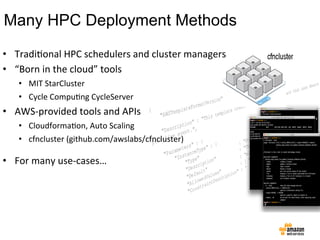 AWS Cloud for HPC and Big Data | PDF