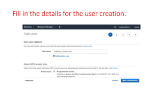 AWS IAM User Setup for CodeCommit | PPT