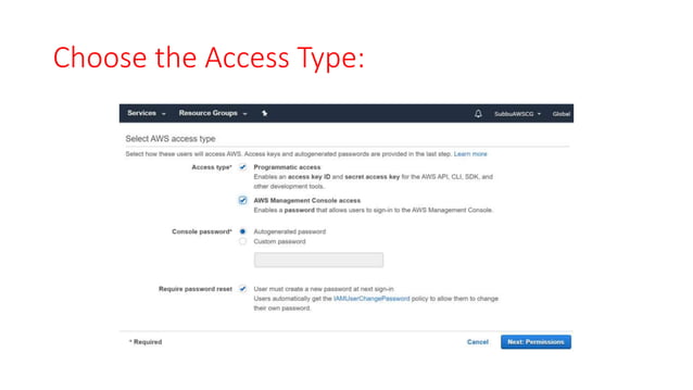 AWS IAM User Setup for CodeCommit | PPT