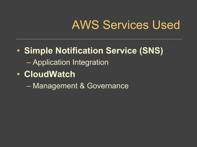 Aws image recognition | PPT
