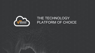 THE TECHNOLOGY
PLATFORM OF CHOICE
 