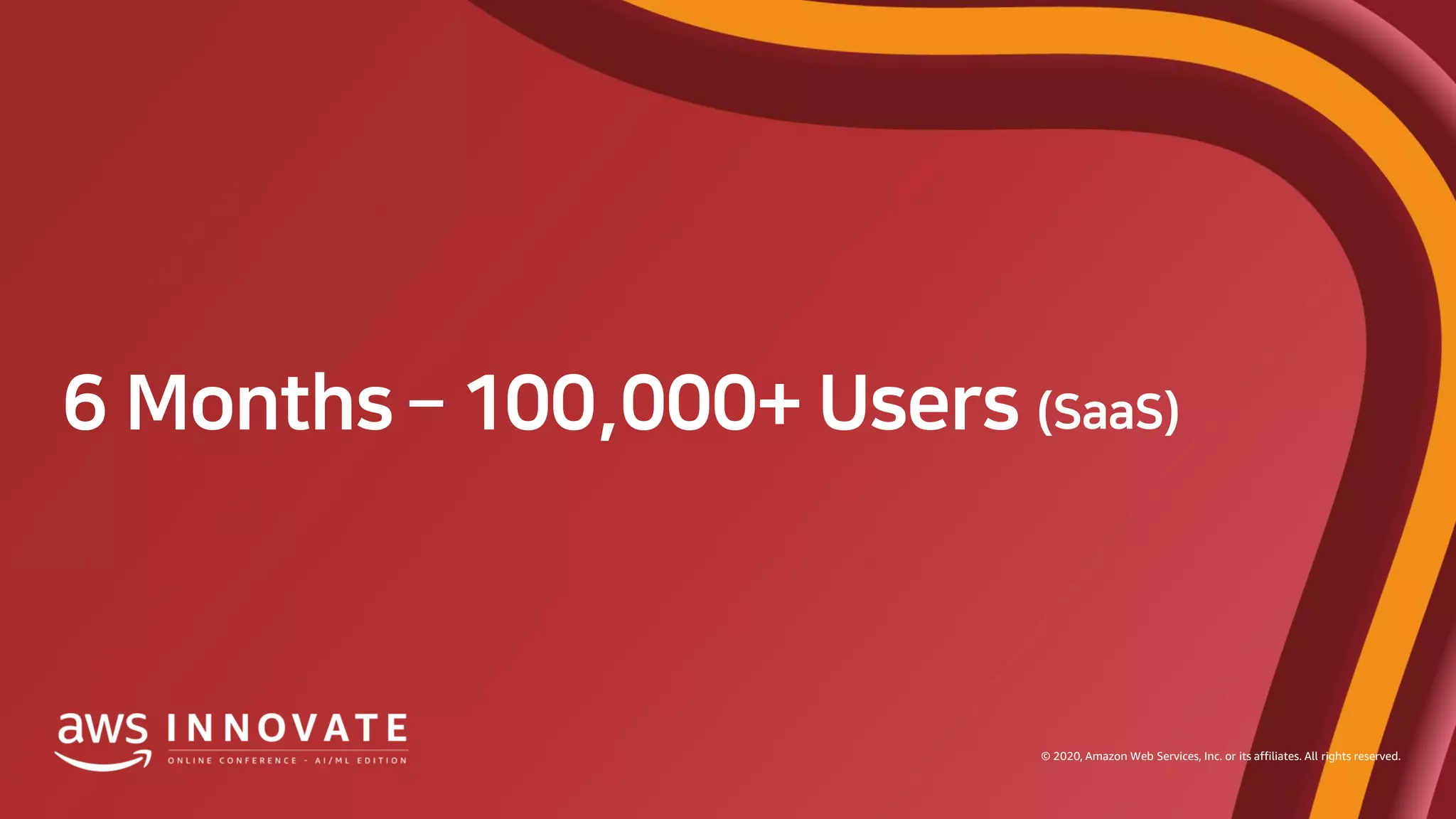 © 2020, Amazon Web Services, Inc. or its affiliates. All rights reserved.
 