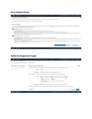 Go to Advance Setup
Define An Assignment Target