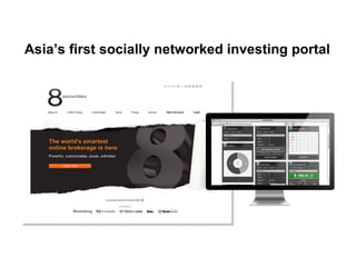 Asia’s first socially networked investing portal
 