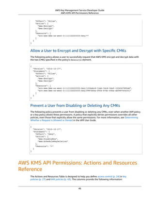 Aws key kms dg | PDF