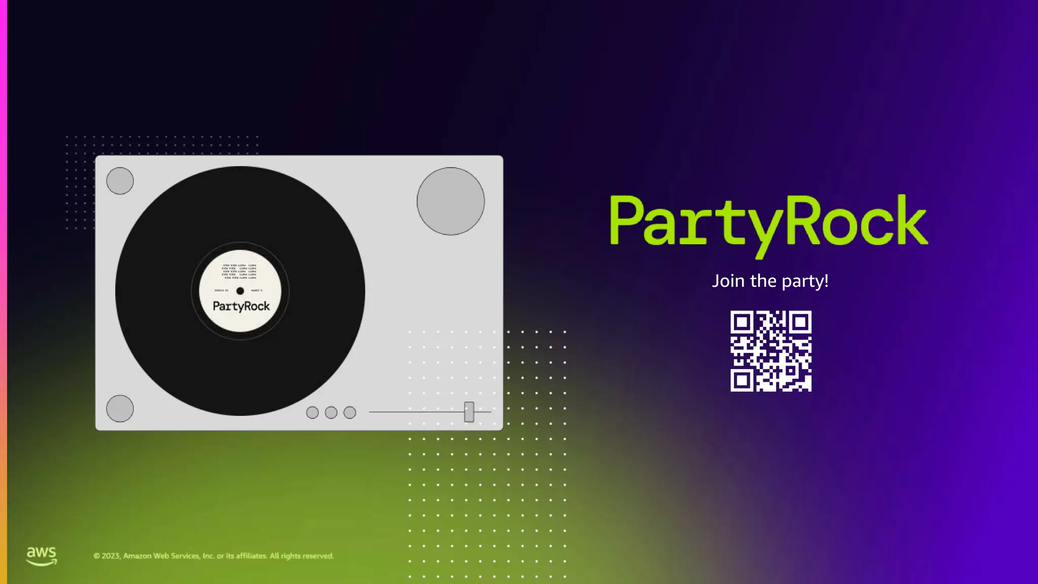 Join the party!
3.33RPM
IN
STEREO
PARTY
PARTY
ROCK
ROCK
PARTY
PARTY
ROCK
ROCK
PARTY
PARTY
ROCK
ROCK
PARTY
PARTY
ROCK
ROCK
PARTY
PARTY
ROCK
ROCK
 