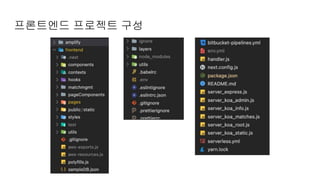 프론트엔드 프로젝트 구성
 