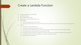 AWS Lambda | PPTX