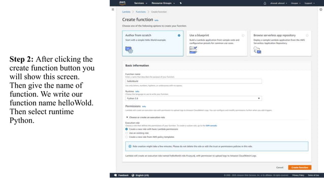 Introduction to Aws lambda and build first application | Namespace IT | PPT