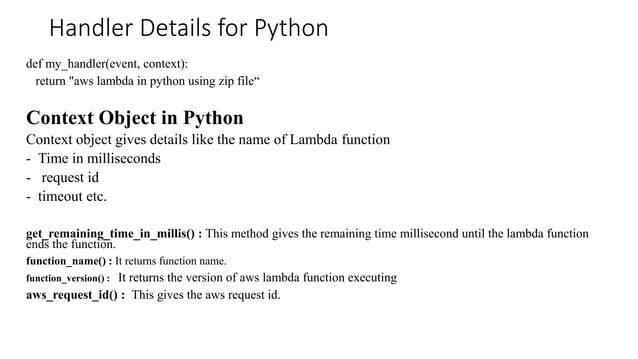 Introduction to Aws lambda and build first application | Namespace IT | PPT