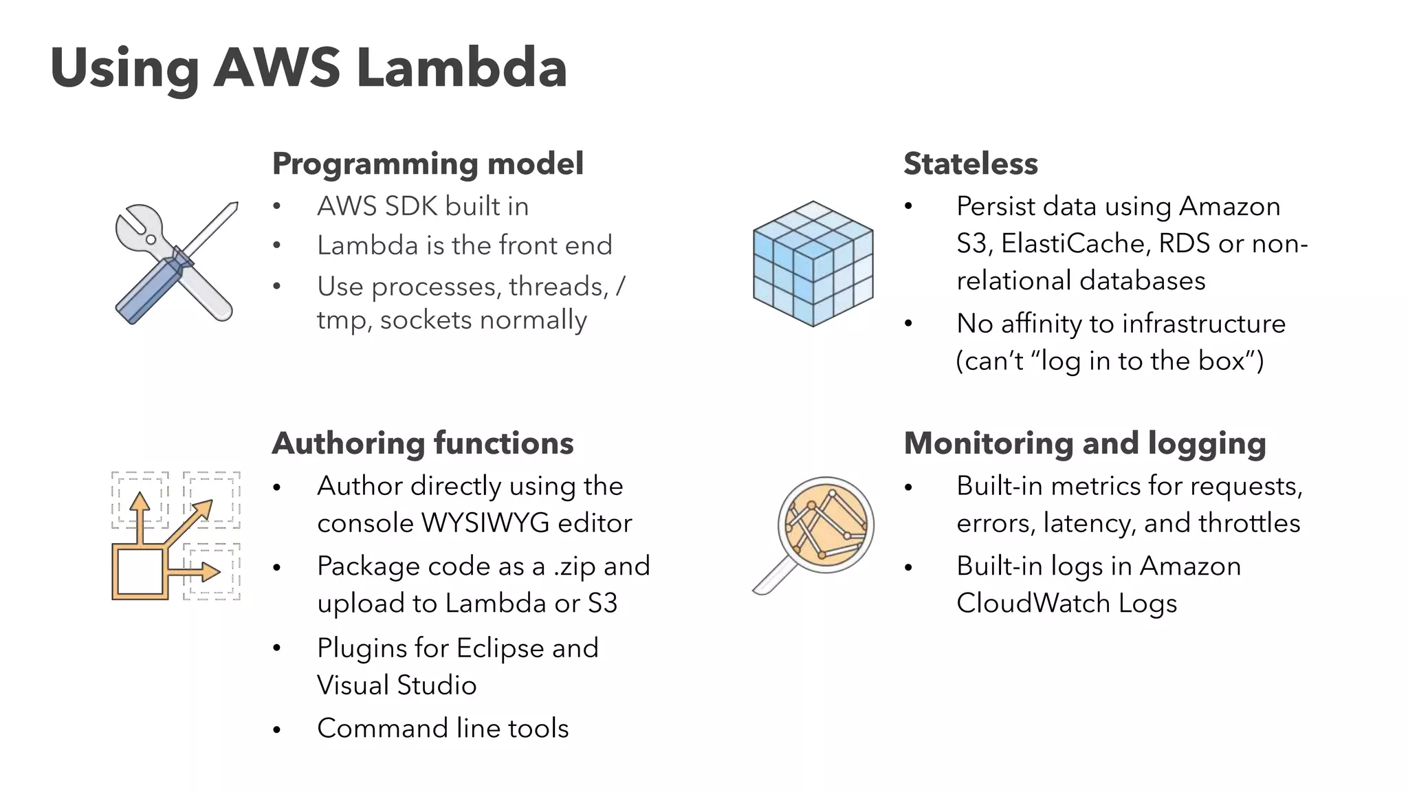 Getting started with AWS Lambda and the Serverless Cloud | PPT