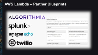 AWS Lambda – Partner Blueprints
 