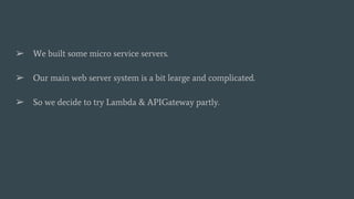 aws lambda & api gateway | PDF