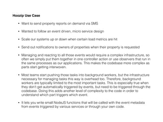 AWS Lambda Presentation (Tech Talk DC) | PDF