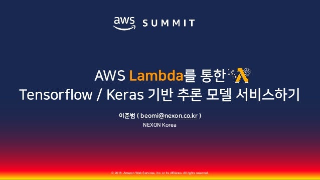 © 2018, Amazon Web Services, Inc. or Its Affiliates. All rights reserved.
 