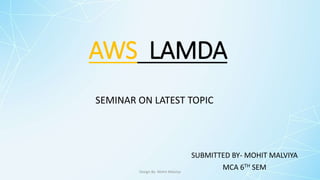 AWS Lamda Presentation | PPSX | Cloud Computing | Internet