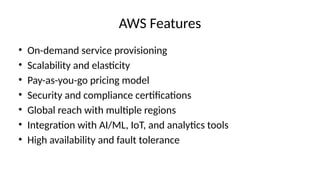 Amazon Web Services Basics with Serverless Computing | PPTX