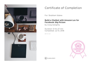 Aws lex facebook certificate