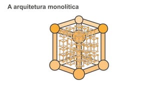A arquitetura monolítica
 