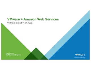 VMware + Amazon Web Services