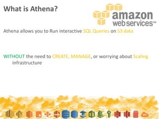 Aws Atlanta meetup Amazon Athena | PPTX