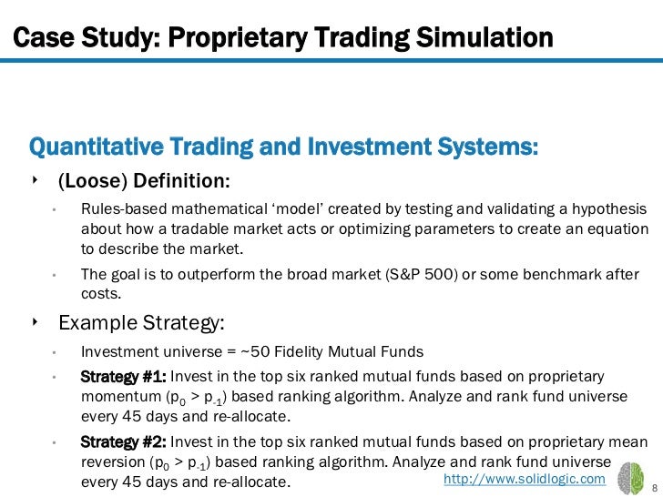 Quantitative finance & systematic trading