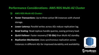AWS MySQL Showdown - RDS vs RDS Multi AZ vs Aurora vs Serverless ...