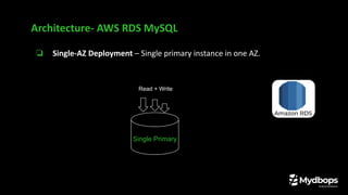 AWS MySQL Showdown - RDS vs RDS Multi AZ vs Aurora vs Serverless ...