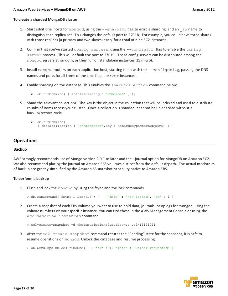 amazon web services resume