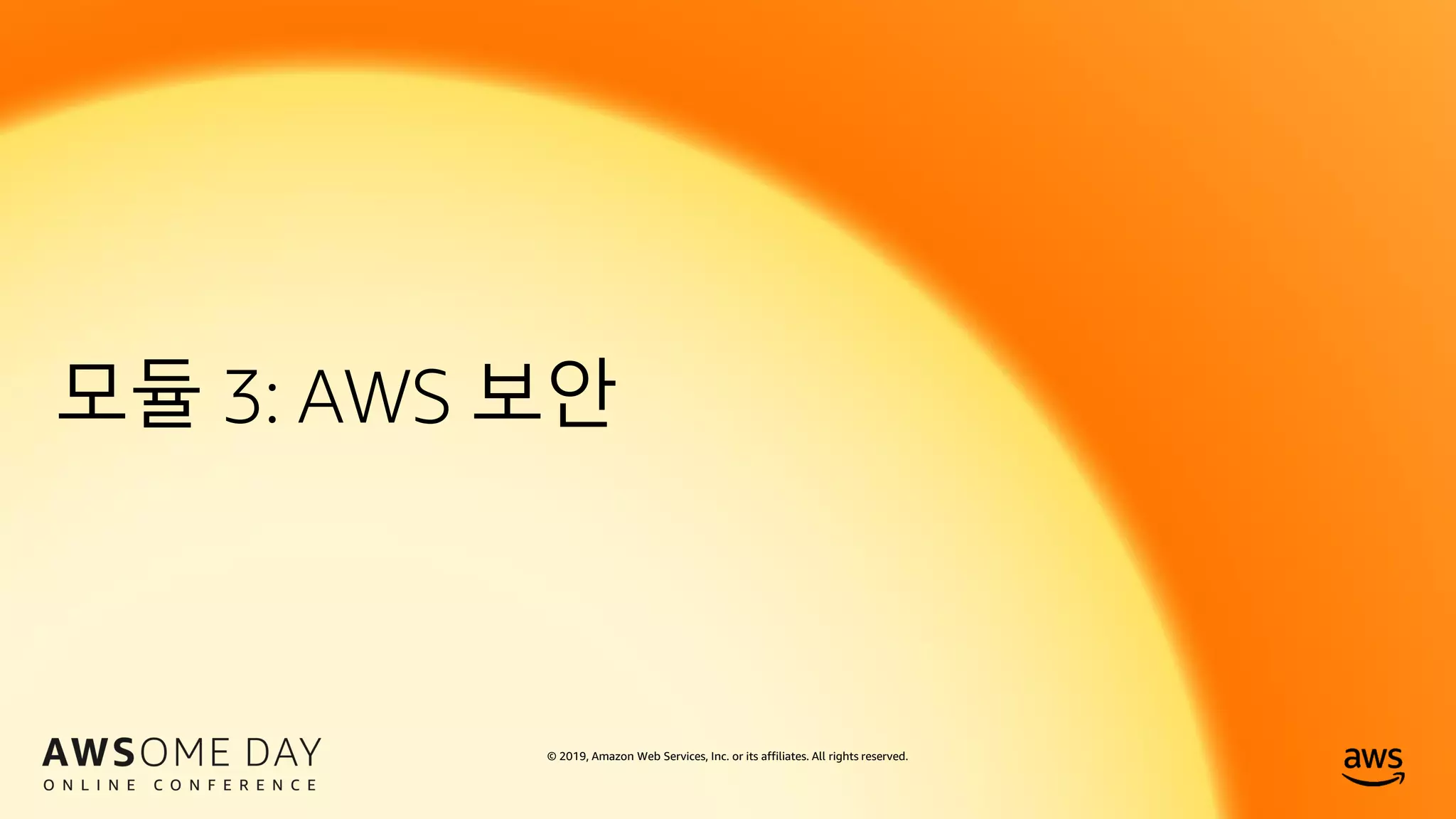 © 2019, Amazon Web Services, Inc. or its affiliates. All rights reserved.
 