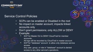 AWS Organizations & Service Control Policy | PDF