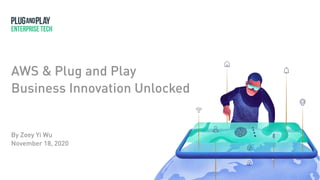 AWS & Plug and Play  
Business Innovation Unlocked
By Zoey Yi Wu
November 18, 2020
 