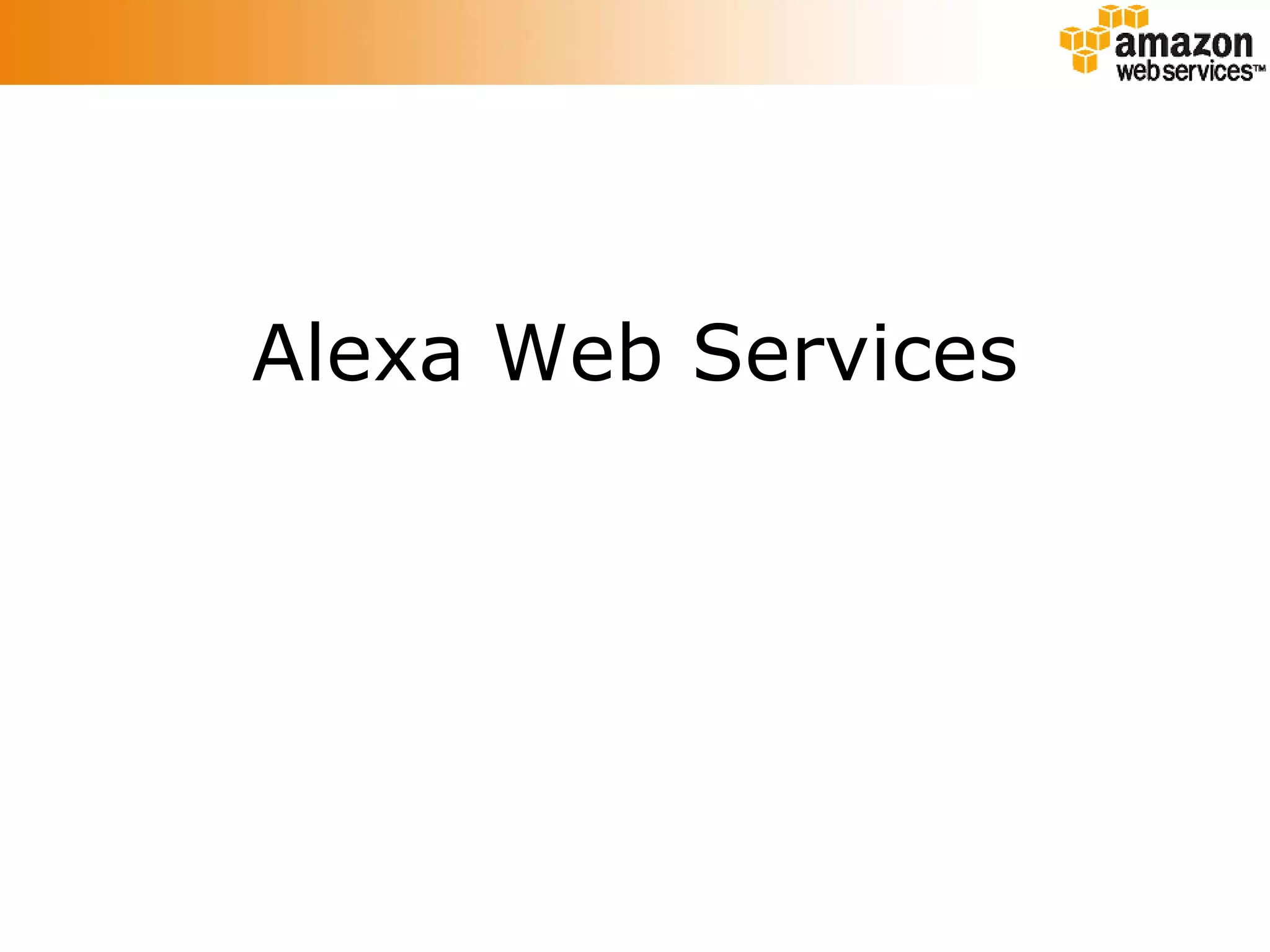 Alexa Web Services 