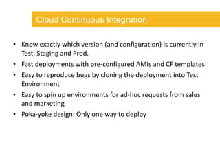 Cloud-powered Continuous Integration and Deployment architectures - Jinesh Varia